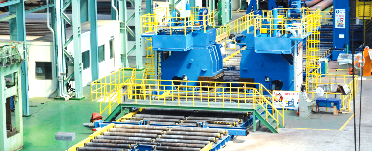 Steel rolling mill pre bending machine